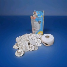 Safety First Mixed Lot 39 Pc Outlet Covers And Press Plug Prot  Door knob Cover