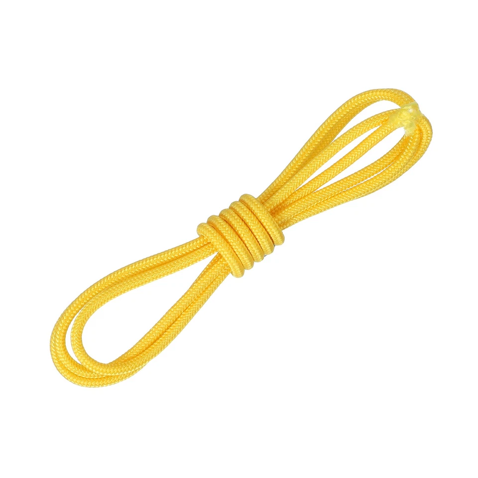 射箭 D 环绳 2 英尺,弓 D 环绳释放材料 Nock 线,黄色 — 第 3/4 张图片