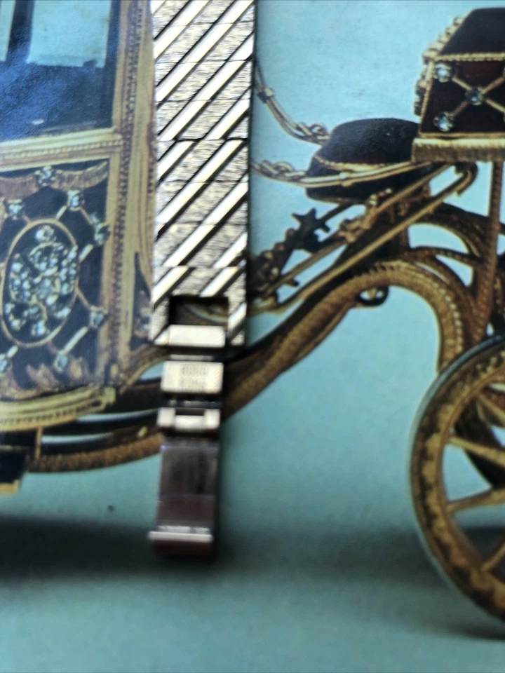 Reloj de cuarzo con diamantes para mujer Elgin Em522-017 Foto 2 de 4