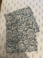 Lillian August Set Of 2 Floral Pillow Covers 19 X19 Blue White Gray Excellent 