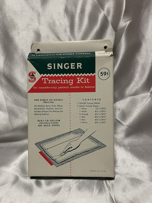 Singer Tracing Kit - Tracing Wheel And Sheets Tracing Paper - Type C-5