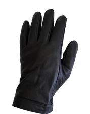 EXPRESS Men’s Leather Winter Driving Gloves Elasticized Snap Cuff New Black