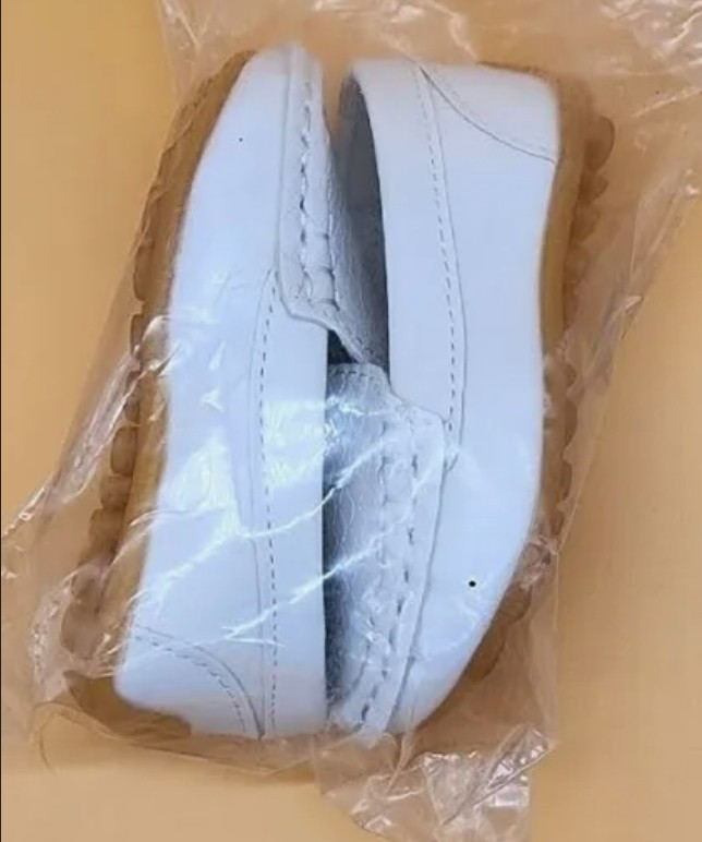 Girls Boys Toddlers Kids Loafers Soft Slip-On Flats Comfort Dress Shoes White...