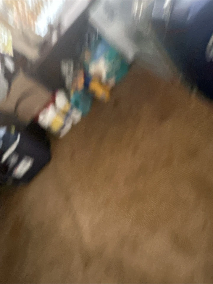 Chaqueta acolchada camuflada azul marino antigua cuello alto cremallera frontal para mujer talla mediana Foto 2 de 4