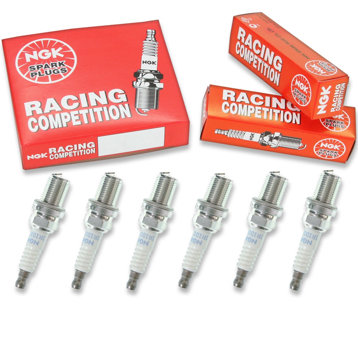 6 pc NGK 4894 R7434-10 Racing Spark Plugs for IK02-31 IK01-31 5706 5703 xb