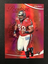 2023 Panini Prestige #281 Warren Sapp Xtra Points Premium Red /399 Tampa Bay