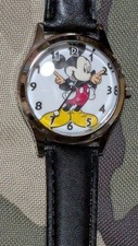 Disney Mickey Mouse Watch Analog Retro Unused From Japan
