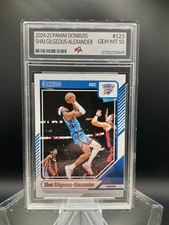 2024-25 Panini Donruss Shai Gilgeous-Alexander OKC MVP~ GRADED GEM MINT PTA 10🔥