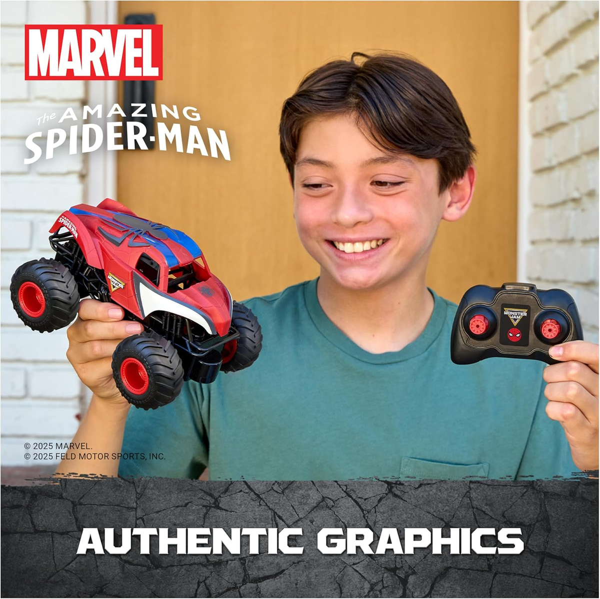 Monster Jam, Marvel the Amazing Spider-Man RC Monster Truck, 1:24