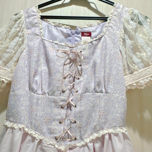 Secret Honey Disney Rapunzel Vestido Corto Largo Una Pieza Talla Gratis Mujeres Damas - Imagen 3 de 9
