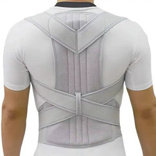 Reinforced Belt Lumbar Column Posture Corrector Vest Adjustable Back Support Str