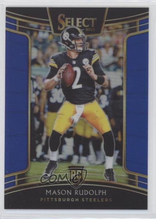 2018 Panini Select Concourse Blue Prizm 68/175 Mason Rudolph #12 ph4