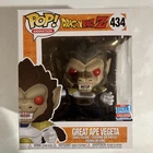 Funko POP! Animation #434 Dragon Ball Z Great Ape Vegeta 6" NYCC (Minor Creases)