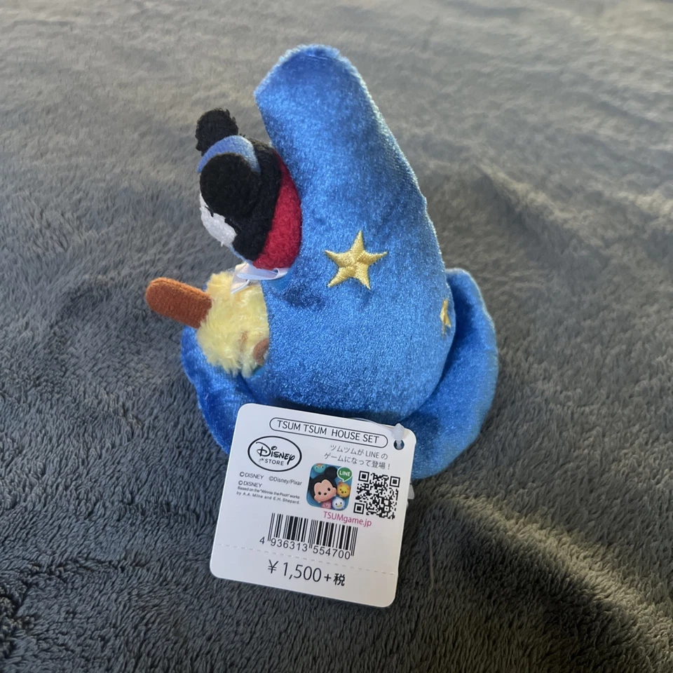 D23 EXPO JAPÓN 2015 FANTASIA TSUM TSUM 4.5" PELUCHE ESCOBA MICKEY NUEVA CON ETIQUETAS Foto 4 de 4