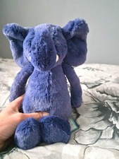 Medium Bashful Blue Elephant Jellycat