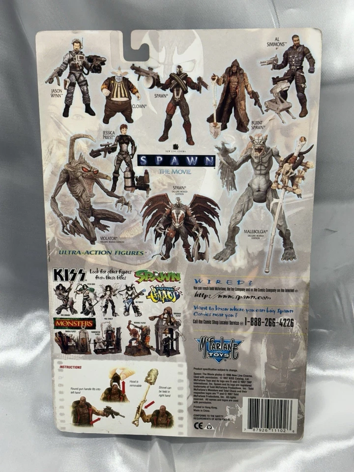 Boneco de ação Burnt Spawn from Spawn The Movie 1997 McFarlane Toys 6" NOVO - Imagem 4 de 4