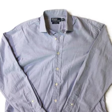 Polo Ralph Lauren Shirt Mens 16 L Regent Classic Button Down Long Slv Hong Kong