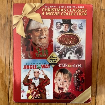 CHRISTMAS Classics 4-Movie Blu-ray + DVD HOME ALONE Miracle On 34th Street