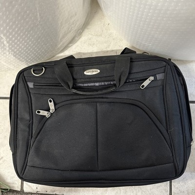 Samsonite Carry On Black Shoulder Bag Travel Tote Laptop Luggage  17 