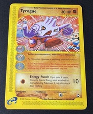 Pokémon TCG Tyrogue Aquapolis 63/147 Regular Card LP Komiya Art on eBay