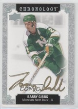 2018-19 Upper Deck Chronology Franchise History Barry Gibbs #FH-MN-BG Auto 05u8