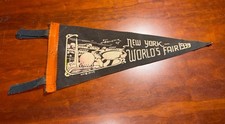 1939-1940 New York World's Fair Souvenir felt Pennant-11 L - 100% ORIGINAL