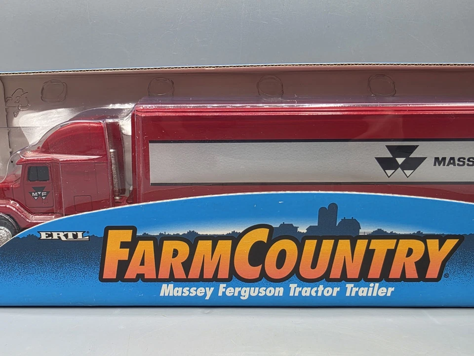 Ertl Farm Country Massey Ferguson Tractor-Trailer 1:64 Diecast - NEW (1995) USA - Image 2 of 4