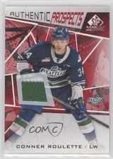2021-22 Upper Deck SP Game Used CHL Edition Red Jersey Conner Roulette #63 16af