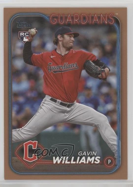 2024 Topps Series 1 Gold 1113/2024 Gavin Williams #242 0nr3