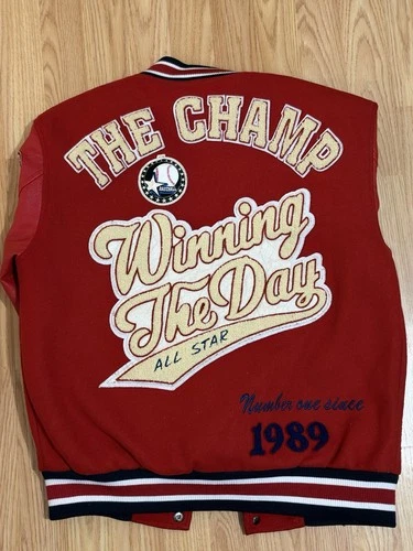 Robert Phillipe Championship League Varsity Jacket  Red Size S image 3