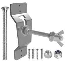 Wall Mount Spare Tire Carrier Mount for Trailer,Spare Tire Carrier Silvery