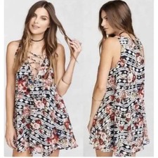 Show Me Your Mumu Rancho Mirage Trapeze Dress Women's Rose Ranger Floral Size S