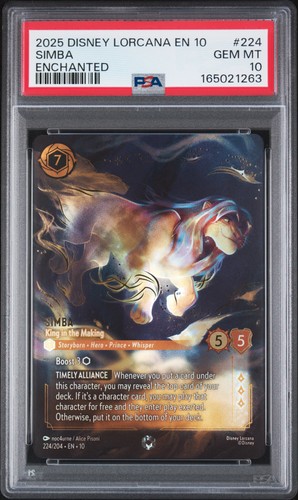 Simba - King in the Making graded PSA 10 for sale on eBay