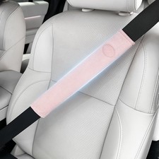 Wigoo 2025 Upgraded Version Suede Car Seat Belt Cover, Reduces Neck Friction...