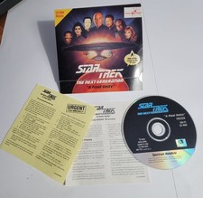 Star Trek The Next Generation "A Final Unity" CD-ROM Preview 1994 game for DOS