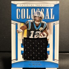 2019 Panini National Treasures /99 Colossal Materials D.J. Moore Panthers/Bills