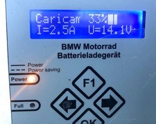 ORIGINAL Batterieladegerät BMW Motorrad voll funktionsfähig + Betriebsanleitung