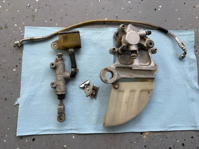 Suzuki Rm125 97 1997 Rear Brake Master Cyl Line Caliper Rm 125 Rm250