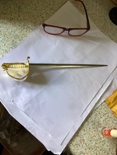 Miniature Royal Navy Officer’s Sword Letter Opener w/ Original Box - Fabulous r