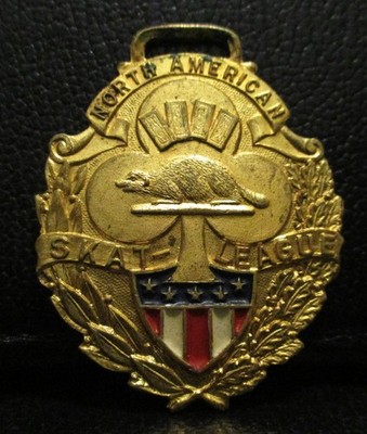 1909 North American Skat League 12th Annual Congress Milwaukee WI Watch Fob