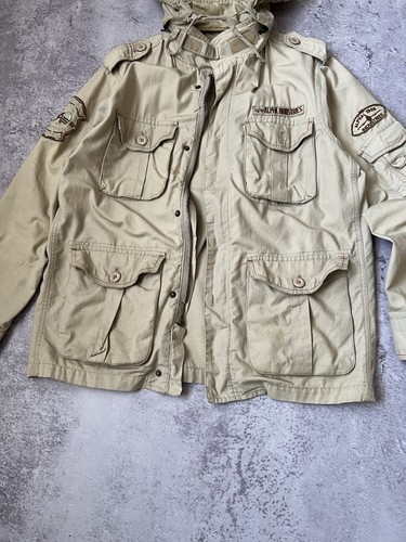 Chaqueta de Algodón Militar de Colección Alpha Industries Multi Bolsillo EE. UU. Para Hombres Talla US L - Imagen 5 de 18