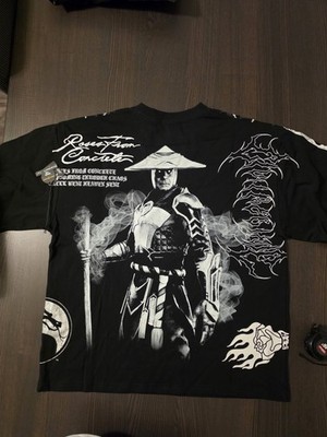 Civilregime x Mortal Kombat Raiden 199X Oversized Tee In Black Size Medium 