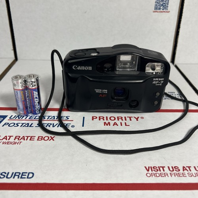 #ad #ad Canon 35mm Film Camera Sure Shot AF 7 Date Point and Shoot SAME DAY WARRANTY $39.99