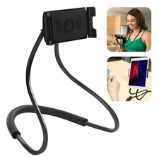 Universal Neck Cell Phone Holder Lazy Bracket Hand-Free Stand For iPhone Android