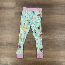Little Sleepies Disney Princess Dreams Bamboo Pajama Pants Teal Girls 12-18 Mo