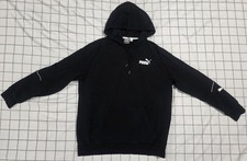 Puma Women s Hoodie Black Logo / Sign Front Size Large