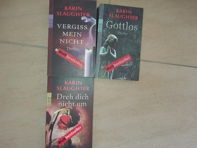 Karin Slaughter Buchpaket Vergiss mein nicht Gottlos Dreh Dich nicht um