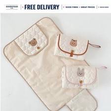 Foldable Portable Baby Diaper Changing Pad - Waterproof Travel Changing Mat for