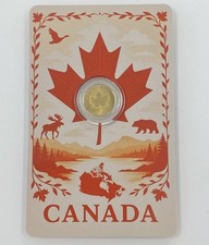 2025 Niue 1/1000 oz .9999 Gold Maple Leaf Coin 🍁 Canada Theme with COA