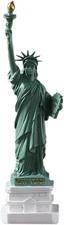 JIANWEI Statue of Liberty Sculpture, Waterproo-f Home Decor New York Cyan 